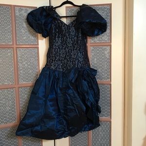 Vintage 80s prom dress